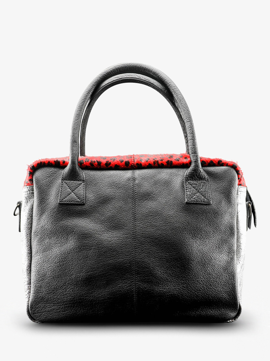 foto-document-drager-lederen-vrouw-zilver-zwart-rood-rood-chimere-zilver-rood-paul-marius-w04S B-r