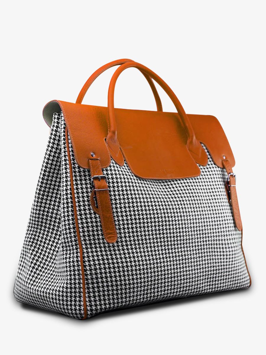 foto-vue-de-cote-grand-sac-de-voyage-cuir-homme-orange-rouen-delhi-grand-prix-tangerine-paul-marius-m105-hs-o