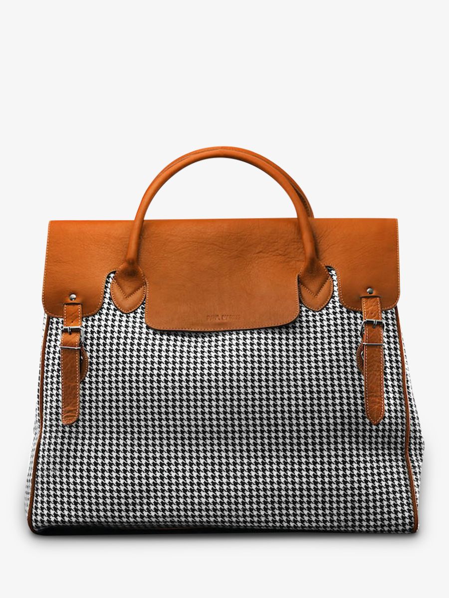 foto-front-grand-sac-de-voyage-cuir-homme-orange-rouen-delhi-grand-prix-tangerine-paul-marius-m105-hs-o