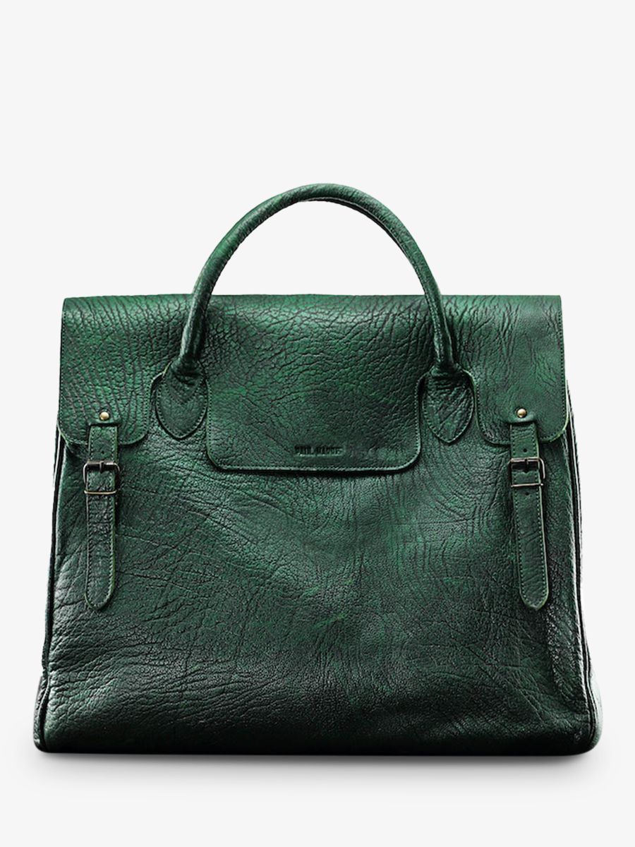 foto-face-grand-sac-de-voyage-cuir-homme-vert-rouen-delhi-vert-forêt-paul-marius-m105-gf