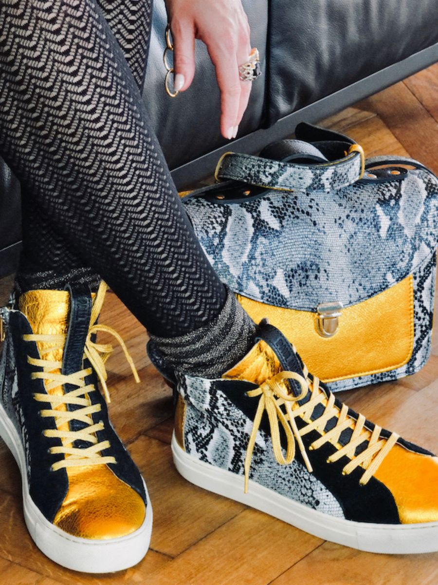 photo-front-picture-women's-sneaker-leer-grijs-geel-pm001-python-graniet-geel-metallisé-paul-marius-pm001-p-w-mCY-s36