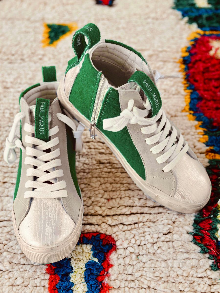 photo-front-sneaker-vrouw-leer-groen-pm001-green-vipere-paul-marius-pm001-fifties-gr-s35-