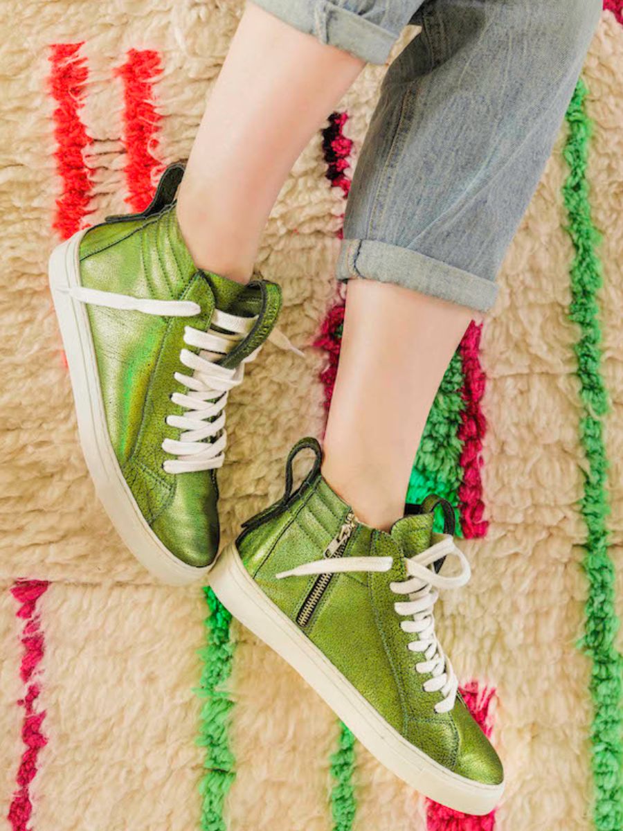 foto-sneaker-vrouw-leer-groen-pm001-absinthe-paul-marius-pm001-gr-b-s35-