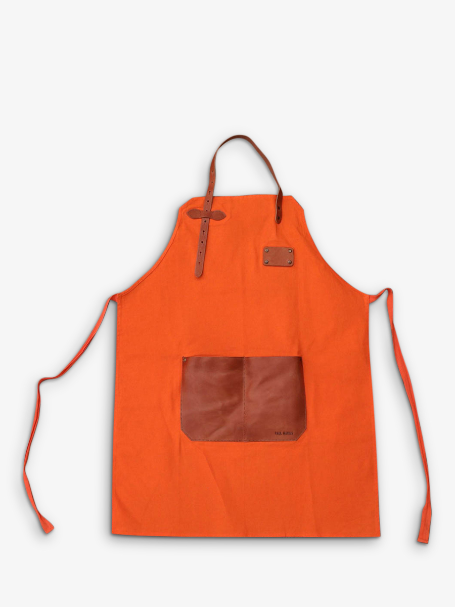 foto-vue-de-face-tablier-cuir-jardinage-oranje-letablier-oranje-paul-marius-apron-o