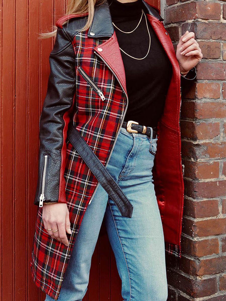 foto-front-foto-trench-leder-vrouw-rood-tartan-rood-paul-marius-wtc-sco-r-s36