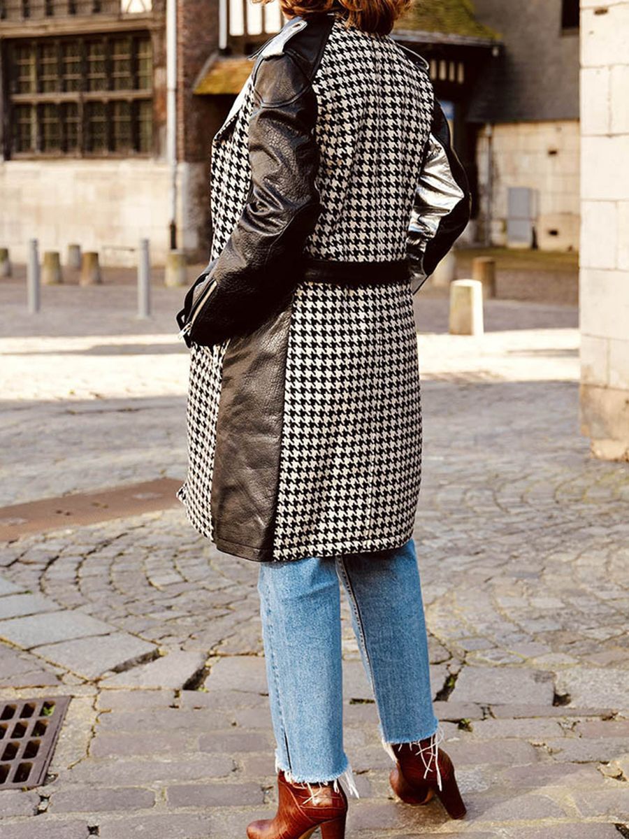 photo-back-door-trench-leather-vrouw-zwart-wit-letrench-houndstooth-paul-marius-wtc-hs-b-s36