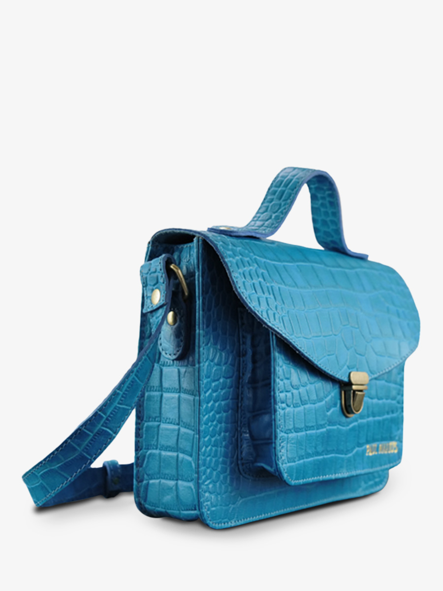 photo-vue-de-cote-bandouliere-bag-leather-woman-blue-mademoiselle-george-alligator-cocktail-topaze-paul-marius-w05-a-blu