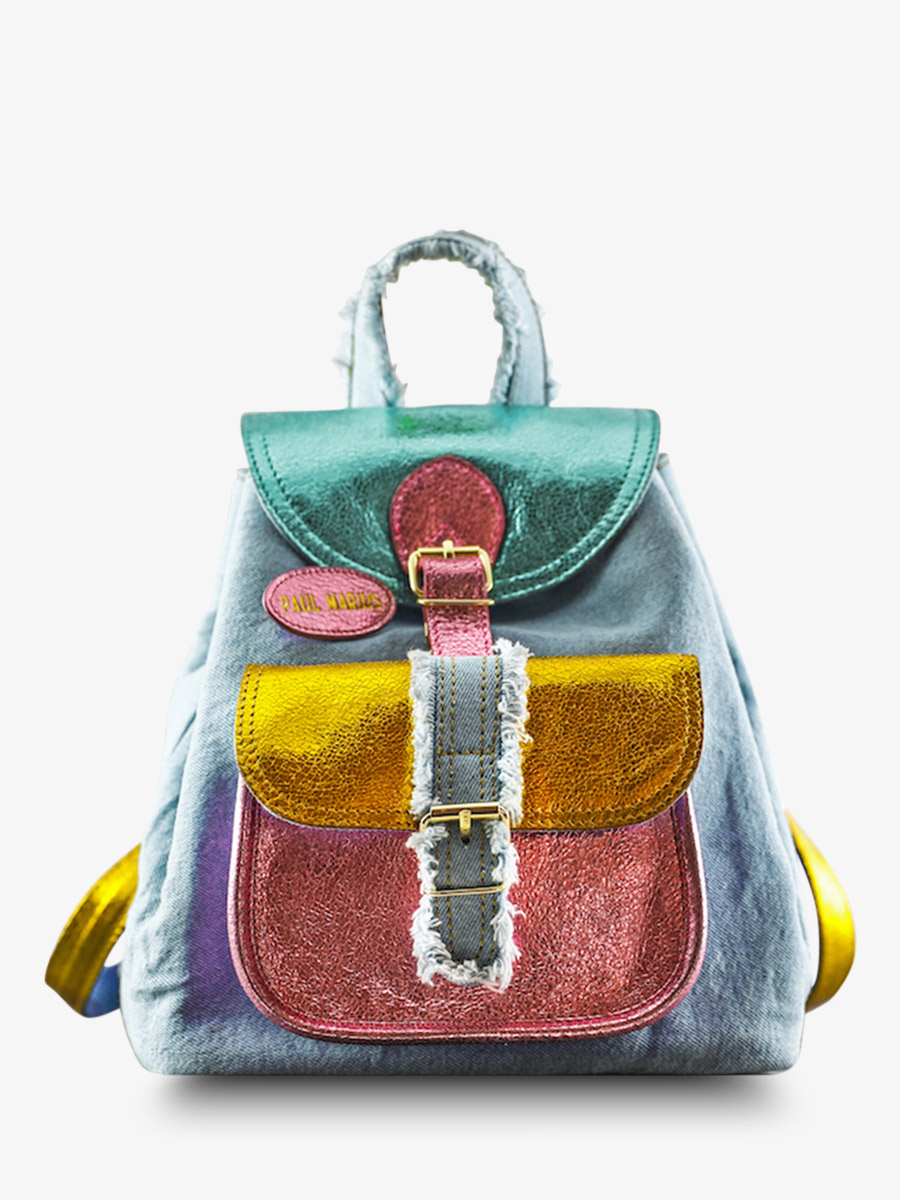 foto-front-gezicht-tas-rug-leer-vrouw-lebaroudeur-90s-paul-marius-m40-denim