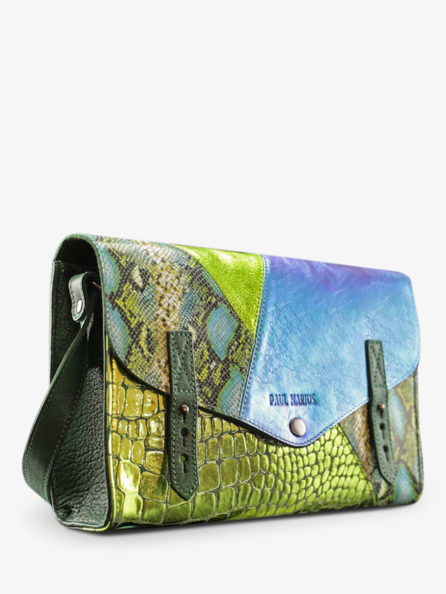 photo-vue-de-cote-bandouliere-tas-leder-vrouw-multicolour-lindispensable-chimere-dragon-paul-marius-w08-ch-gr
