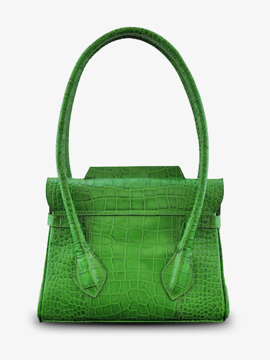 foto-achterdeur-handtas-leder-vrouw-groen-colette-s-alligator-cocktail-jade-paul-marius-w28s-a-gr