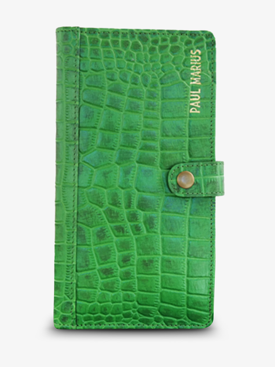 foto-front-portfolio-leer-vrouw-groen-portfolio-charlotte-n2-alligator-cocktail-jade-paul-marius-m67-a-gr