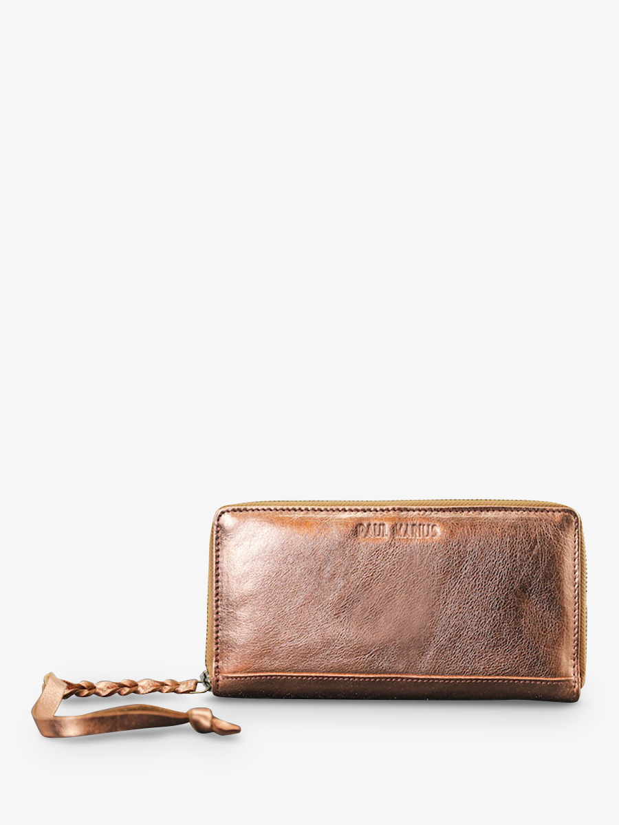 photo-front-purse-leather-woman-pink-gold-leaf-portfolio-charlotte-gold-paul-marius-m63-g-pi