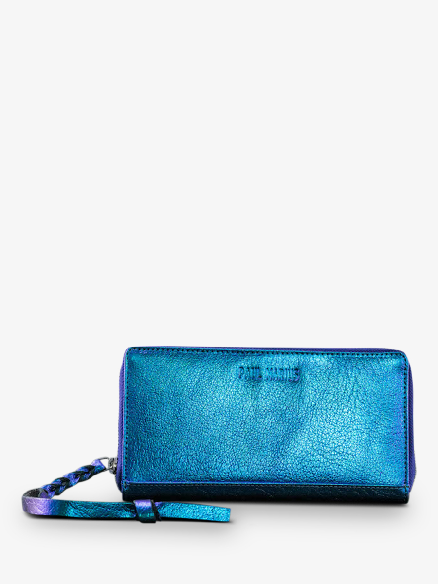 photo-front-purse-leather-woman-blue-portfolio-charlotte-scarabee-paul-marius-m63-p-blu