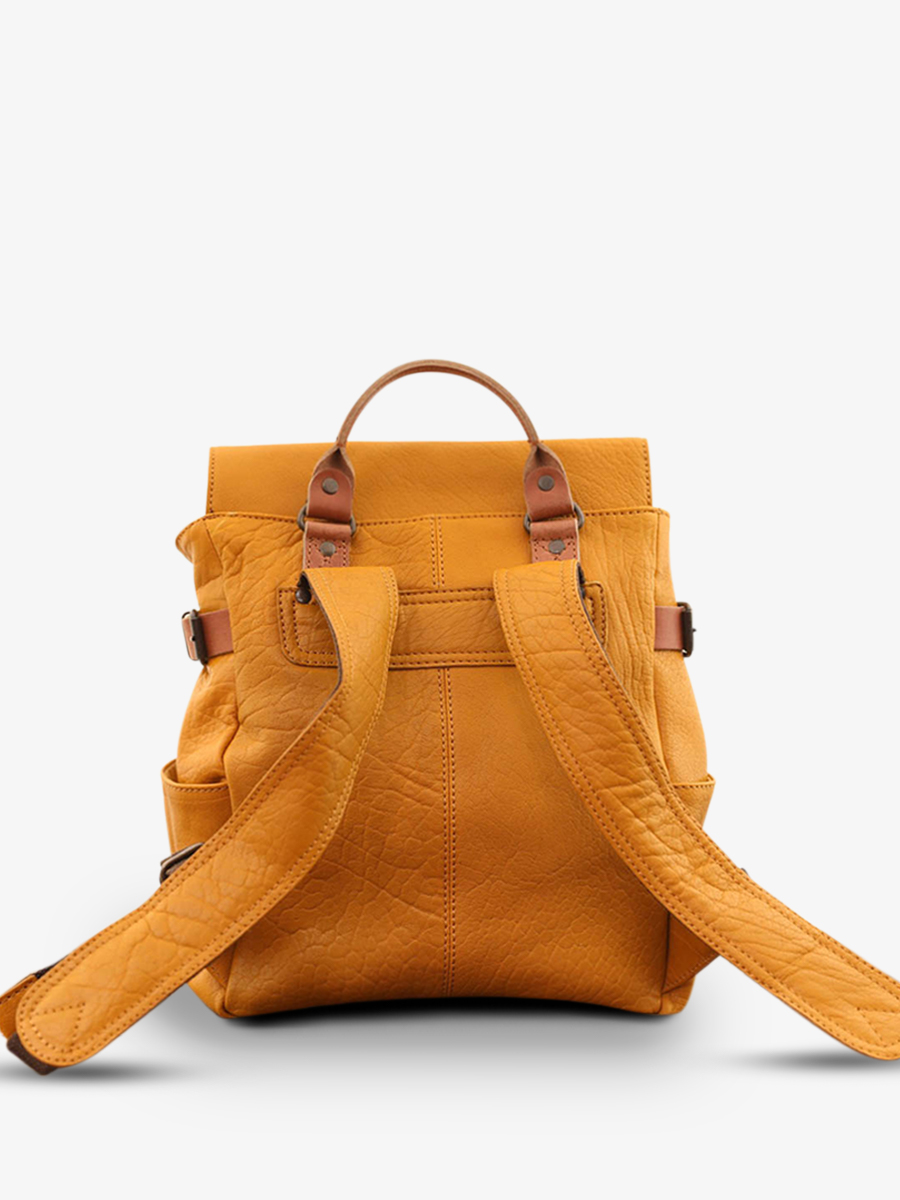 foto-vue-de-dos-sac-a-dos-en-cuir-jaune-laudacieux-safran-paul-marius-w14-y