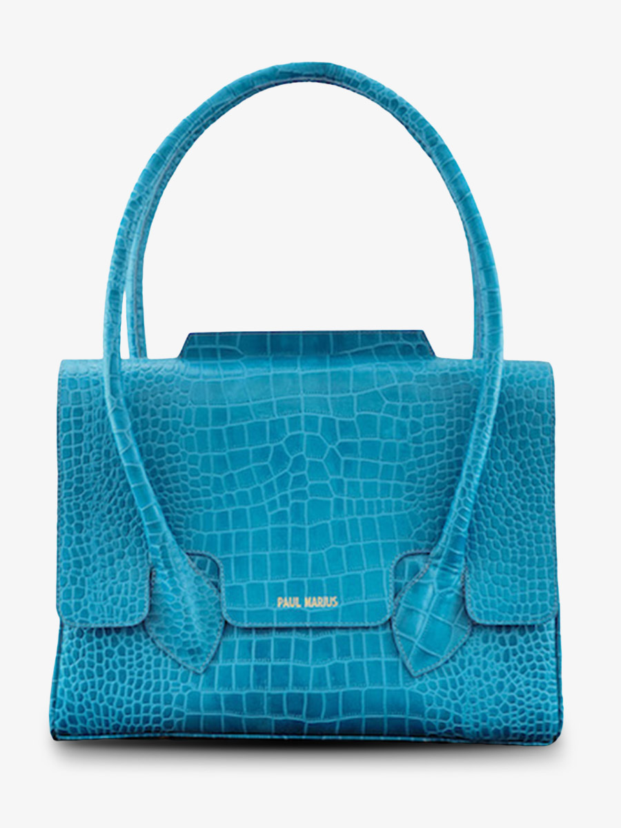 photo-vue-de-face-sac-a-main-cuir-vrouw-blue-colette-m-alligator-cocktail-topaze-paul-marius-w28m-a-blu