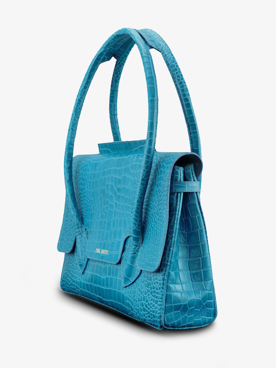 photo-vue-de-cote-hand-bag-leather-woman-blue-colette-m-alligator-cocktail-topaze-paul-marius-w28m-a-blu