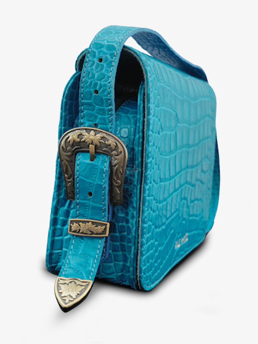 foto-vue-de-cote-bandouliere-tas-leder-vrouw-blauw-lebaguette-alligator-cocktail-topaze-paul-marius-w29-a-blu