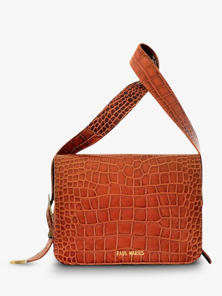 foto-front-face-bandelier-tas-leder-vrouw-bruin-leaguette-alligator-cocktail-amber-paul-marius-w29-a-l