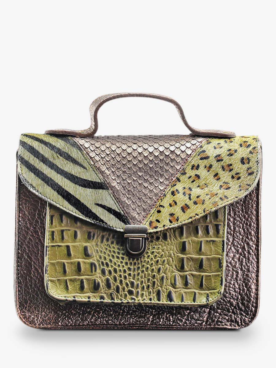 photo-vue-de-face-sac-bandouliere-cuivre-mademoiselle-george-chimere-kaki-cuivre-paul-marius-w05-ch-k-c