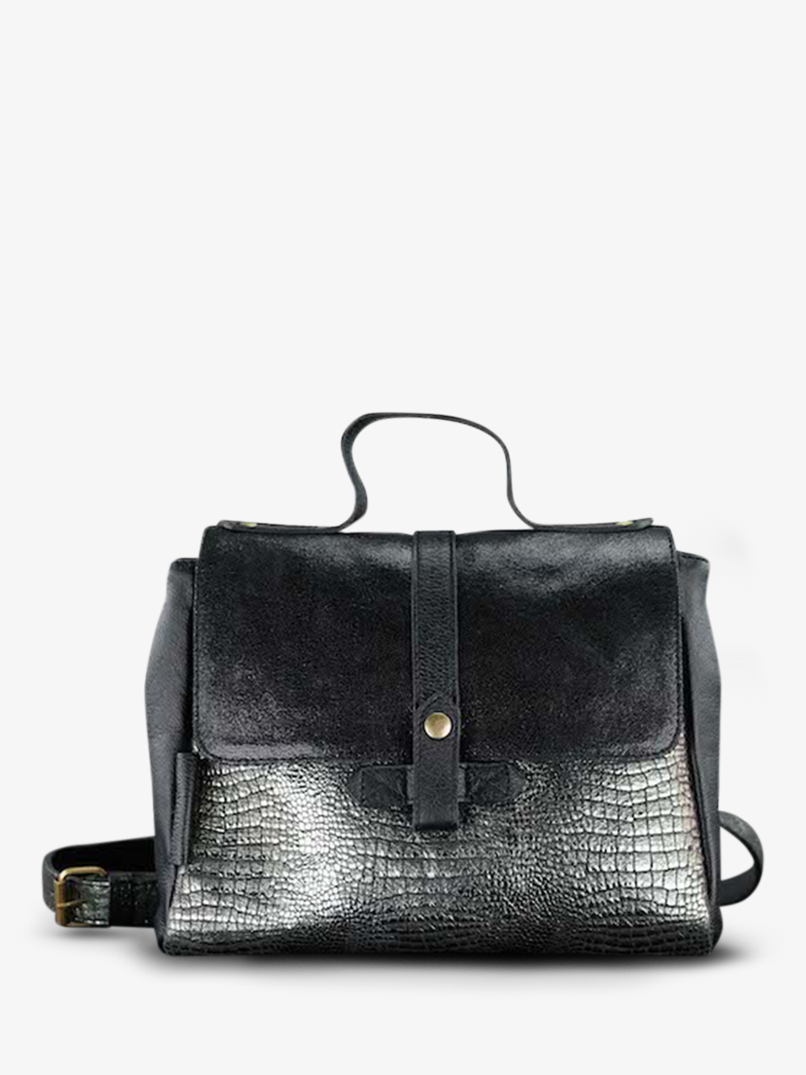 photo-front-face-bandolier-tas-leder-vrouw-horn-onyx-paul-marius-w23-onyx