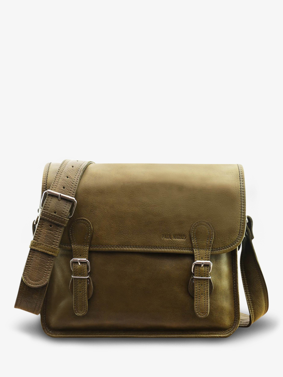 foto-front-view-document-drager-leder-a4-kaki-lasacoche-m-kaki-paul-marius-m02s14-k