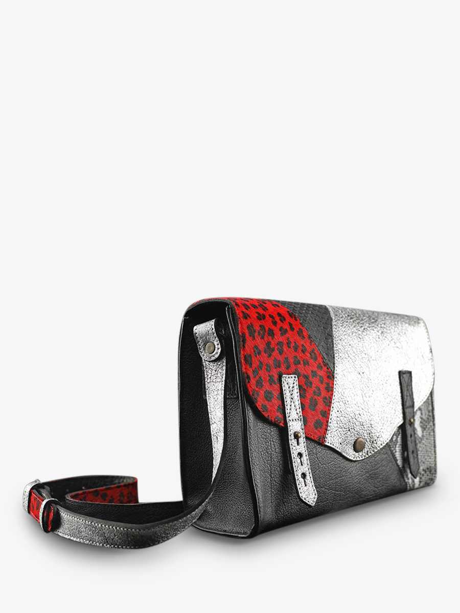 photo-vUE-DE-cOTE-BANDOULIERE-BAG-LEATHER-WOMAN-SILVER-BLACK-RED-INDISPENSABLE-CHIMERE-SILVER-BLACK-RED-PAUL-MARIUS-W08-S-B-R