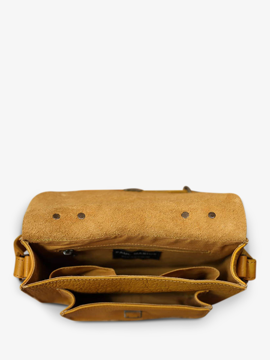 foto-interieur-sac-bandouliere-cuir-vrouw-geel-mademoiselle-george-safran-paul-marius-w05-y
